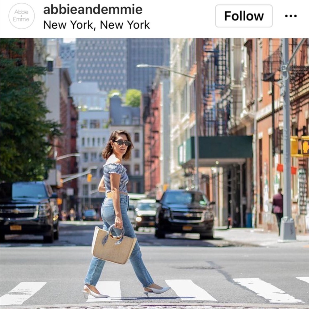 Abbie & Emmie Gingham Wrapped Handle Satchel - Picture 9 of 10